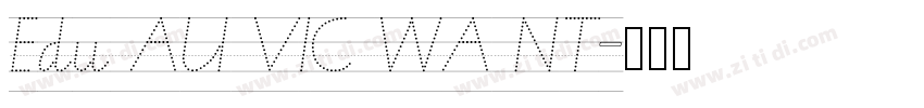 Edu AU VIC WA NT字体转换